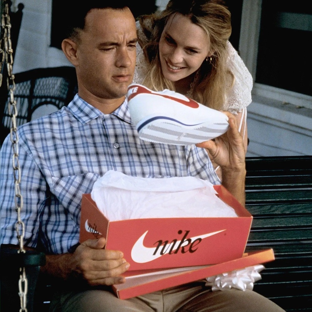 Nike Cortez Forrest Gump Red and White Athletic Shoes